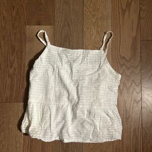 White baby doll top